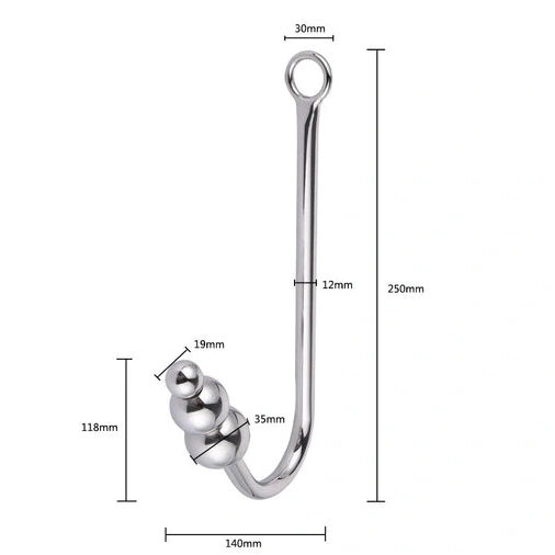 Anal Hooks Collar and Cuffs Anal with Elegant Hook Beaded 5334 0119